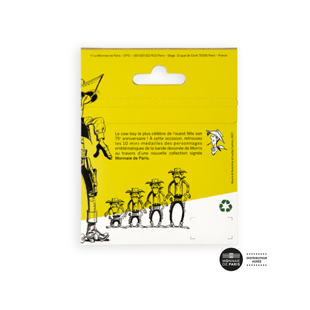 Lucky Luke - Mini-médaille Billy the Kid