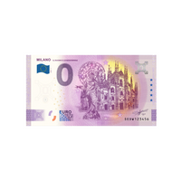 Billet souvenir de zéro euro - Milano - Italie - 2022