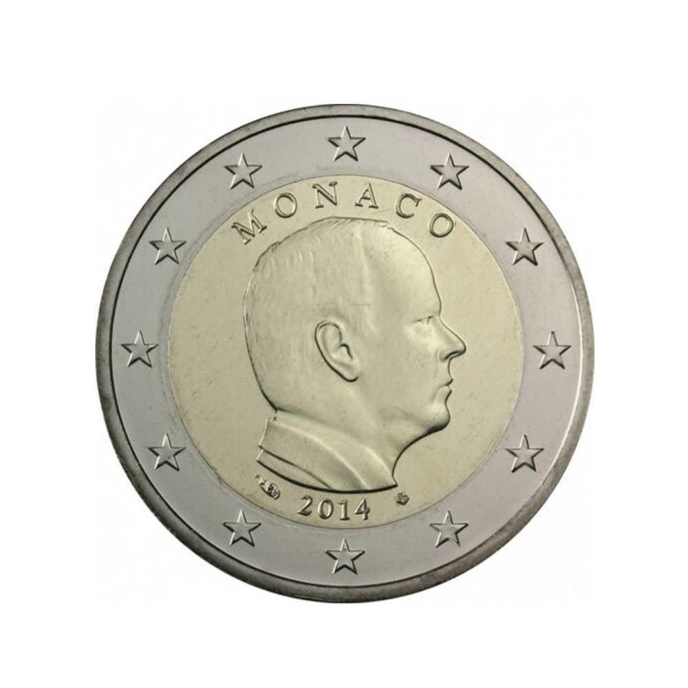 Monaco 2014 - 2 Euro Commemorative - Profilo Profilo Albert