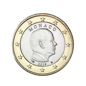 Mônaco 2019 - 1 Euro comemorativo - UNC