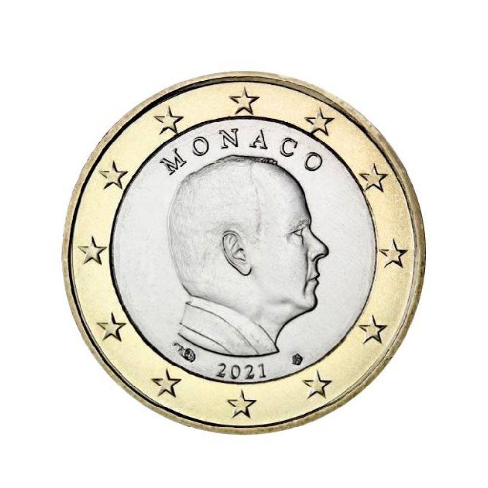 Monaco 2021 - 1 Euro Commemorative - UNC