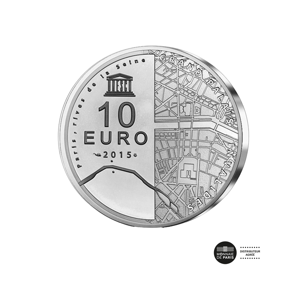 UNESCO - Rives de Seine - Musée d'Orsay - Währung von 10 € Geld - sein 2015