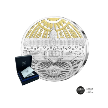 UNESCO - Rives de seine - Grand Palais - Invalide - Monnaie de 10€ Argent - BE 2015
