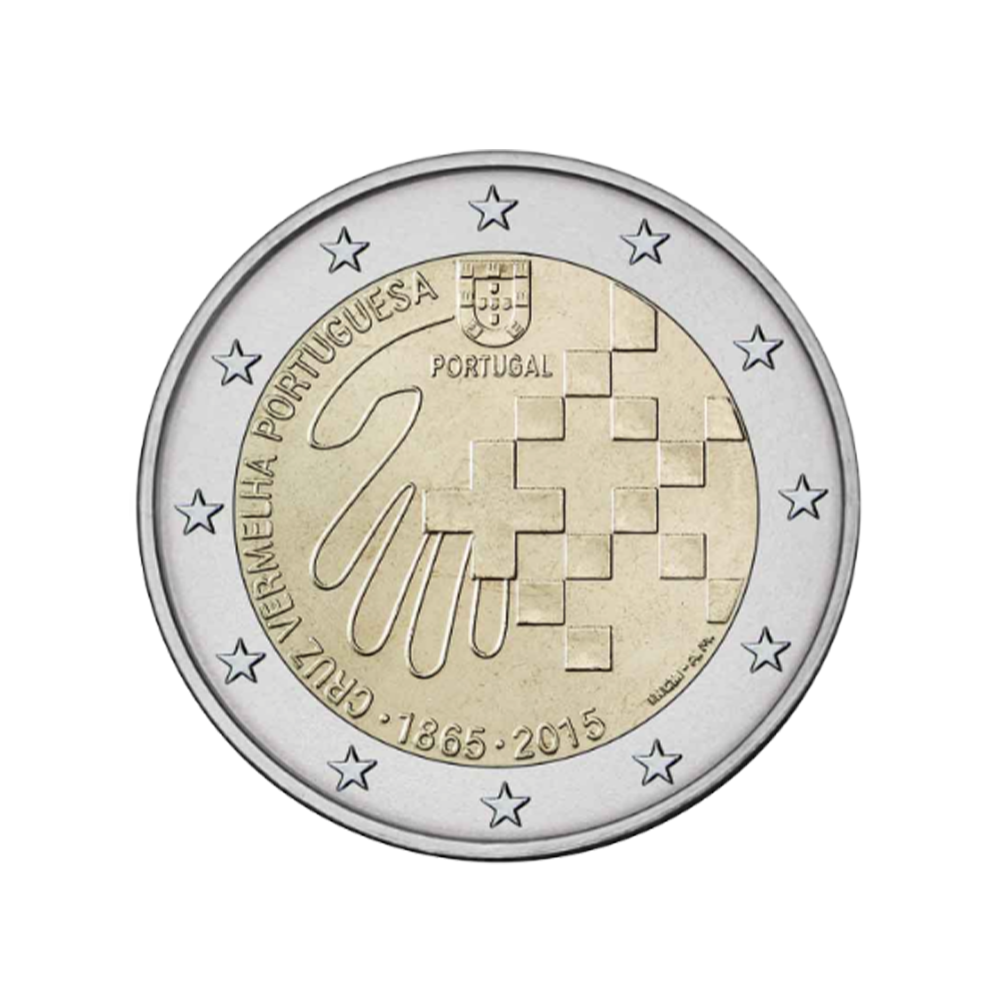 Portogallo 2015 - 2 Euro Commemorative - 150 anni di Croce Rossa in Portogallo