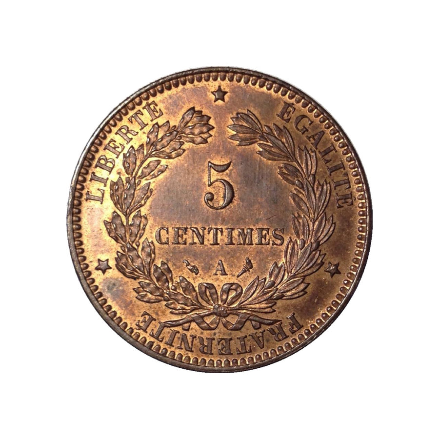 5 centimes - Cérès - France - 1871-1898