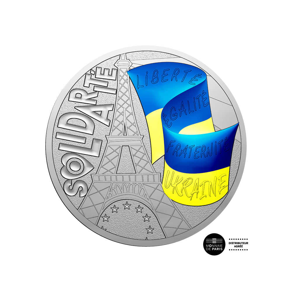 Solidarité avec l'Ukraine - Mini-médaille - 2022 - 8€ reversés à la Croix-Rouge