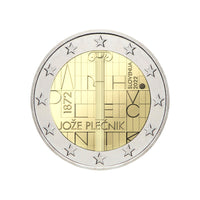 Eslovênia 2022 - € 2 comemorativa - Joze Plecnik