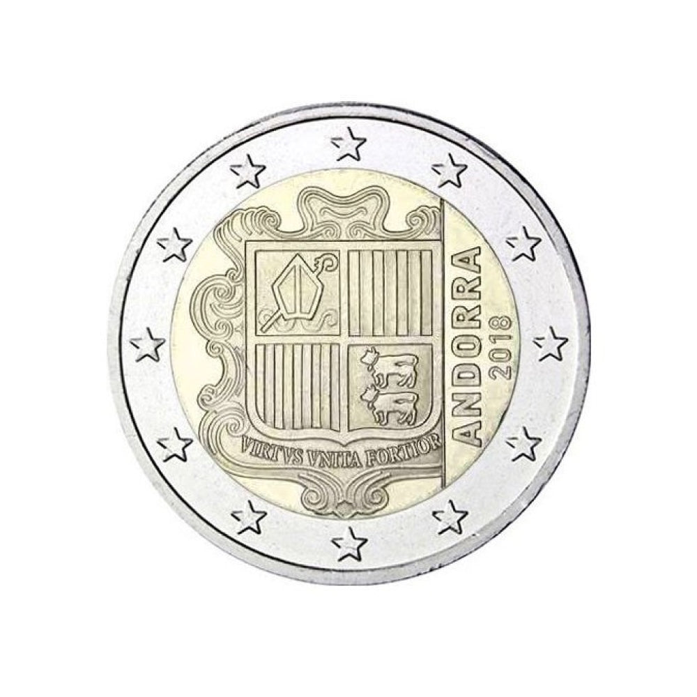 Andorre 2019 - 2 Euro Commémorative - Armoiries