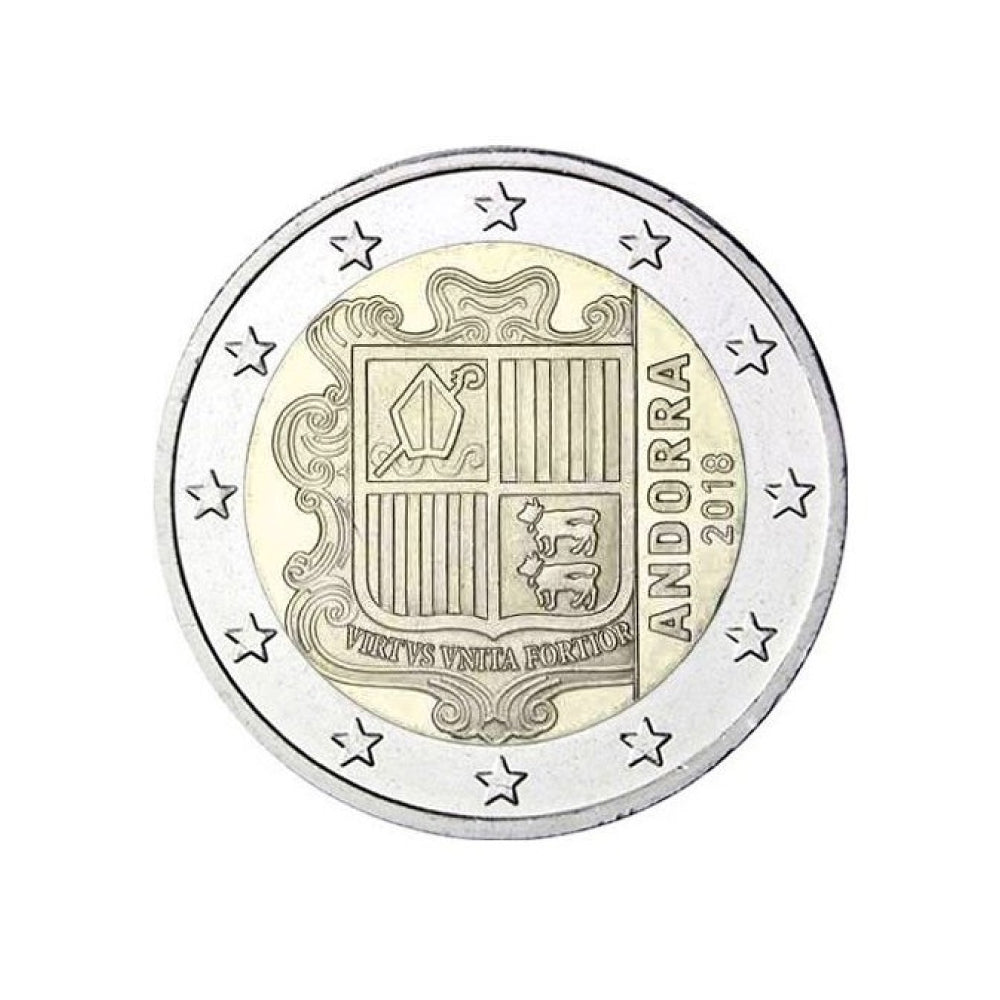 Andorra 2019 - 2 Euro Gedenk - Wappen der Wappen
