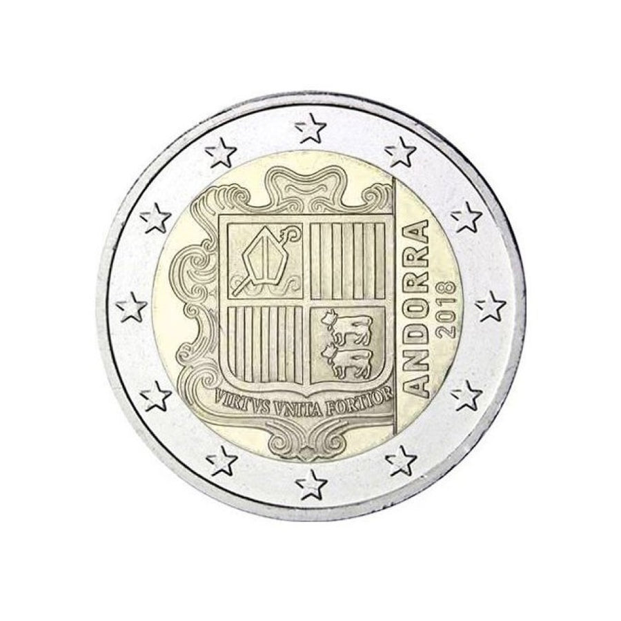 Andorra 2019 - 2 euro commemorative - coat of arms