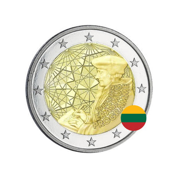 Lithuania 2022- 2 Euro commemorative - 35 years of the Erasmus program