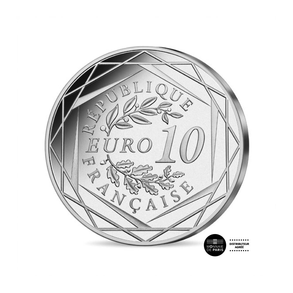 charles de gaulle monnaie de 10 euro argent qualité courante 2020