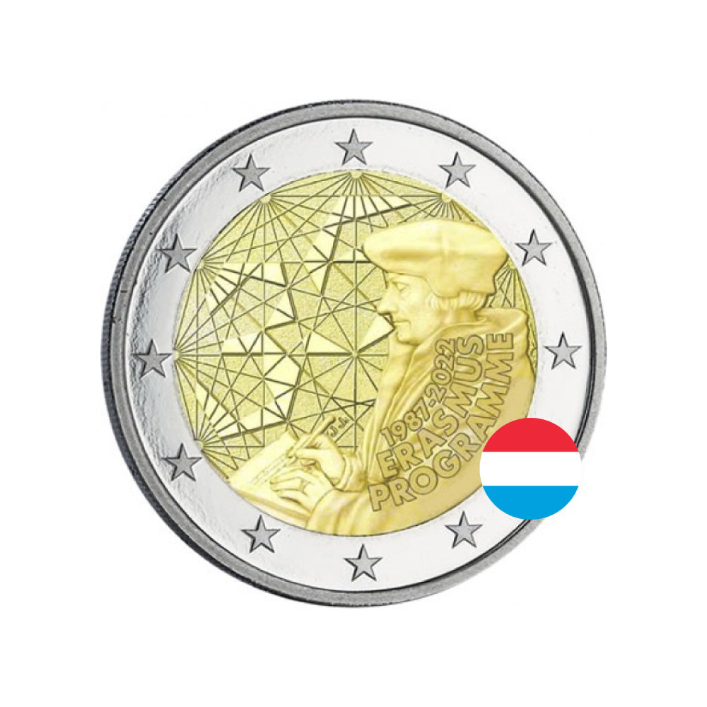 Luxembourg 2022 - 2 Euro Commémorative - 35 ans du Programme Erasmus