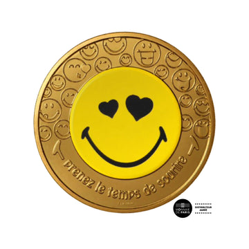 smiley mini medaille monnaie de paris