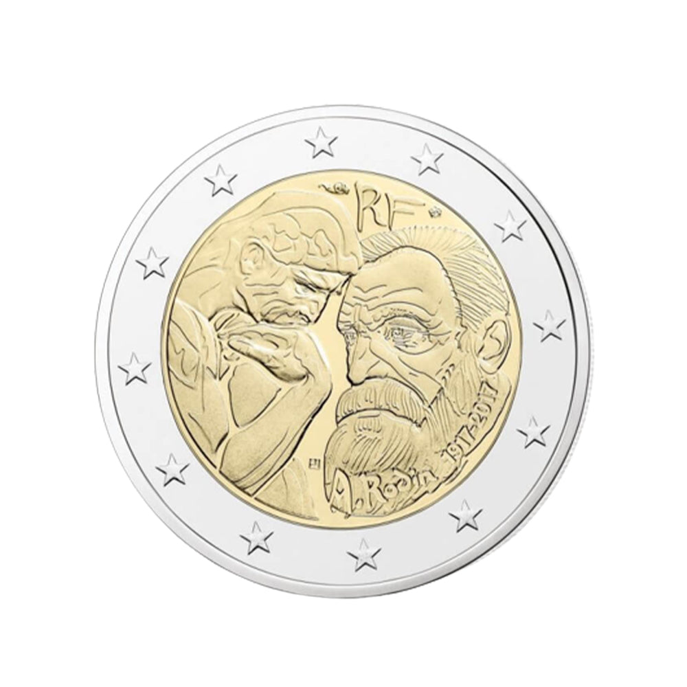 França 2017 - 2 Euro comemorativo - Auguste Rodin