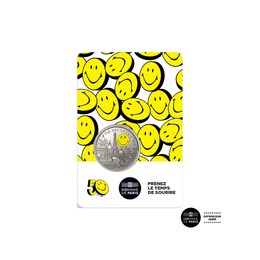 50 years of Smiley - Mini -Médaille under Blister - 2022