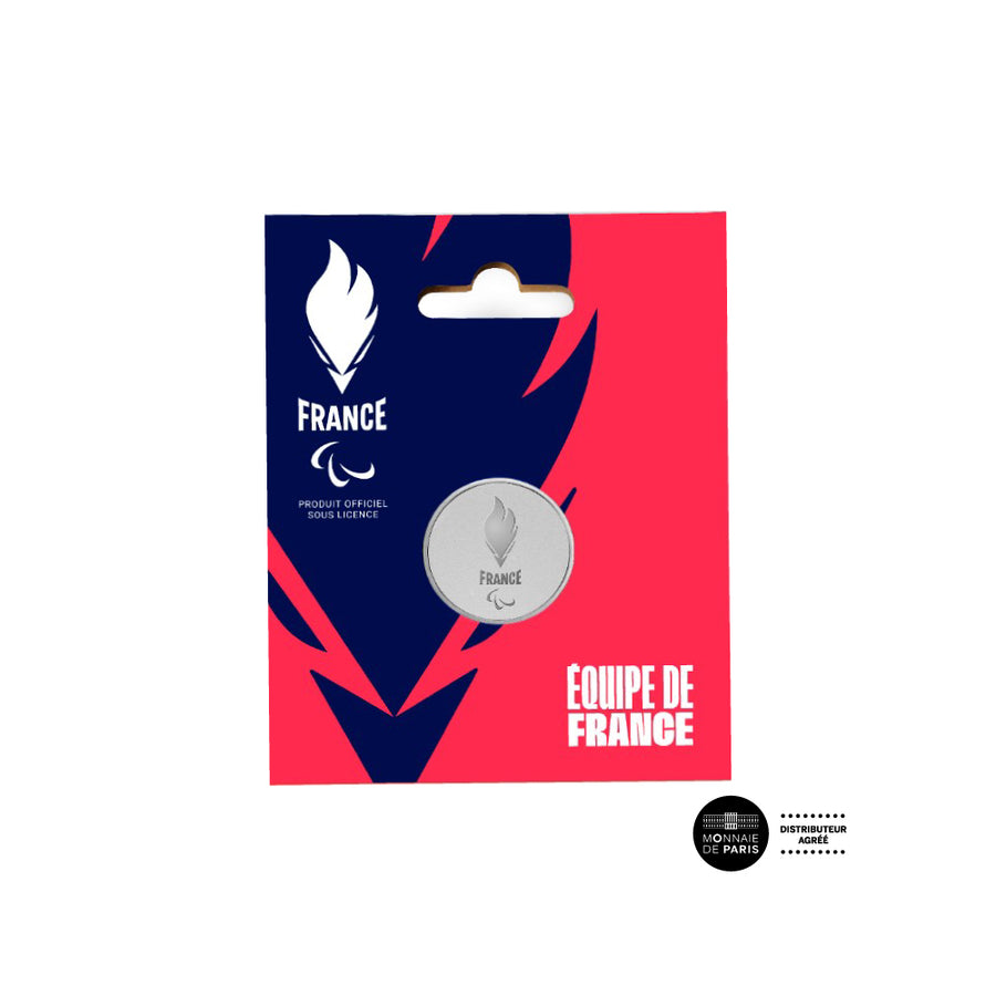 Paris Olympic Games 2024 Medallion team of France Paralympic pieces