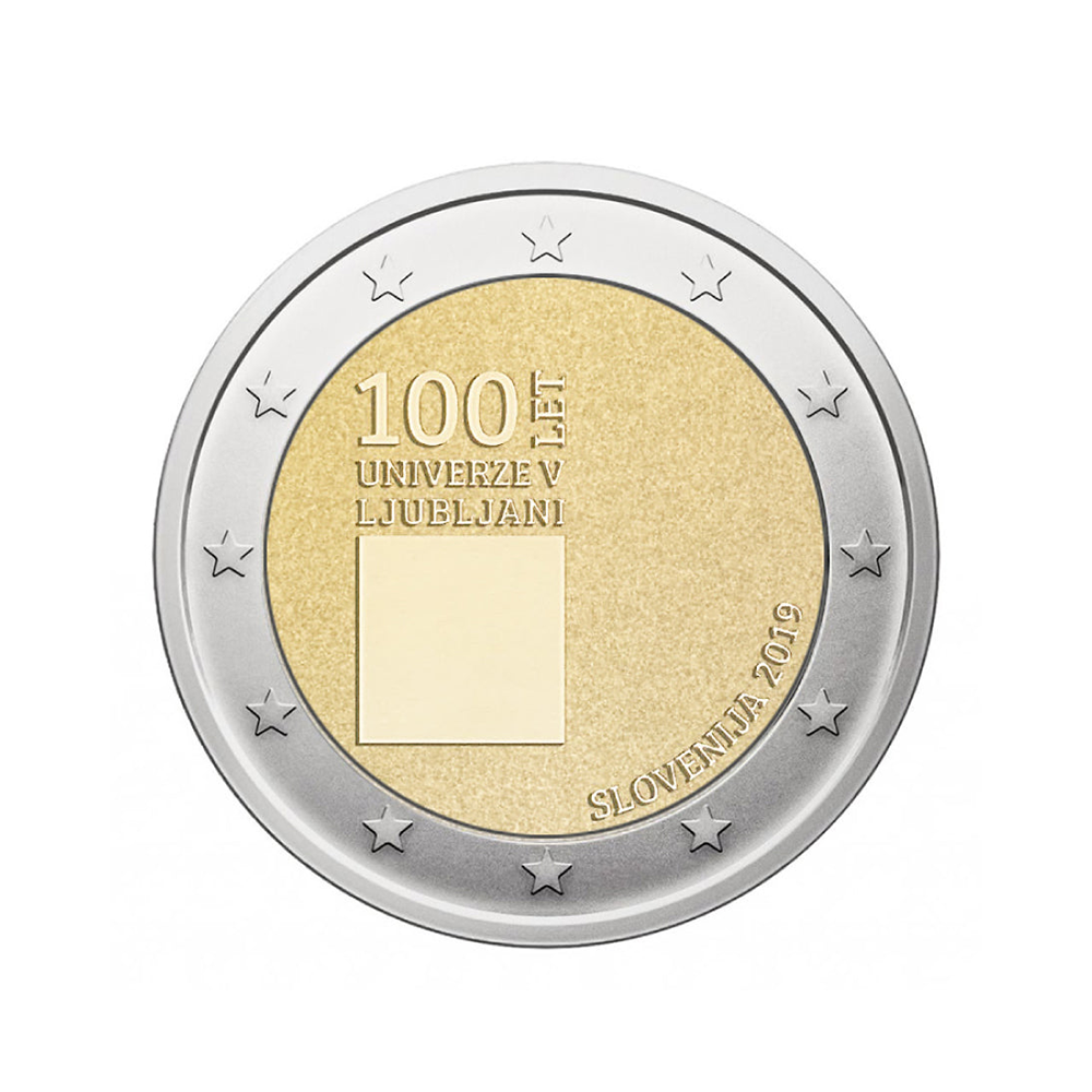 Slovenia - 2 Euro Commemorative - 2019 - Università di Lubiana