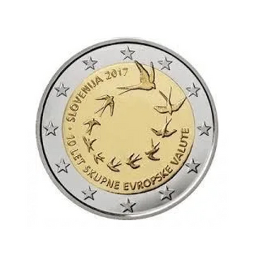Slovenia 2017 - 2 Euro commemorative - 10 years of Euro in Slovenia