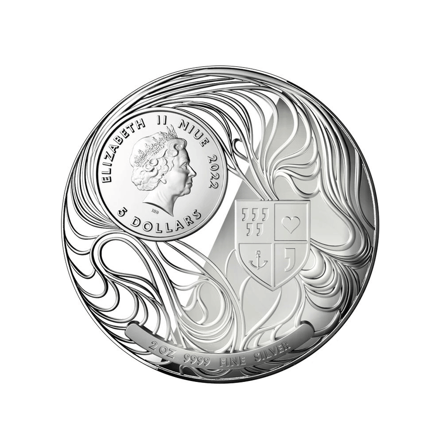 Liberty - Forteresse - Monnaie de 5 Dollar Argent 2 Oz - BE 2022