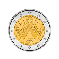 Frankrijk 2014 - 2 euro herdenking - sidaction