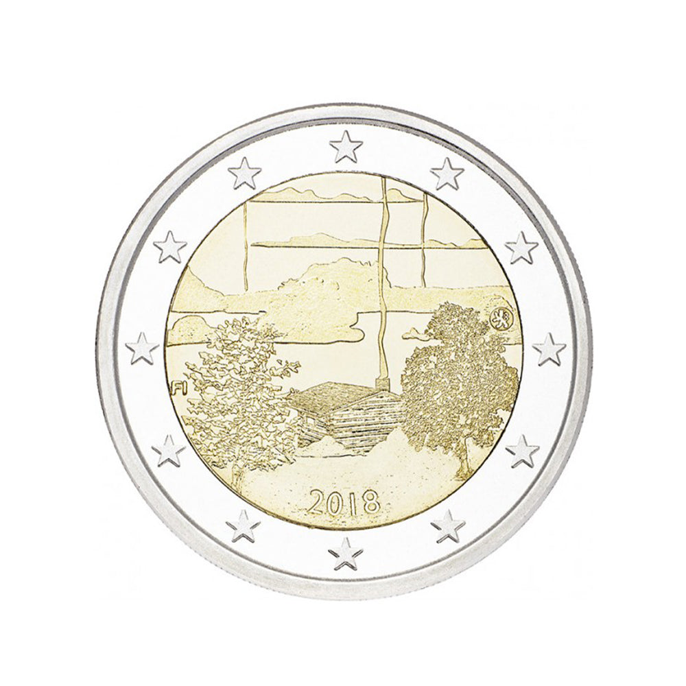 Finlandia 2018 - 2 Euro Commemorative - Fonte finlandese