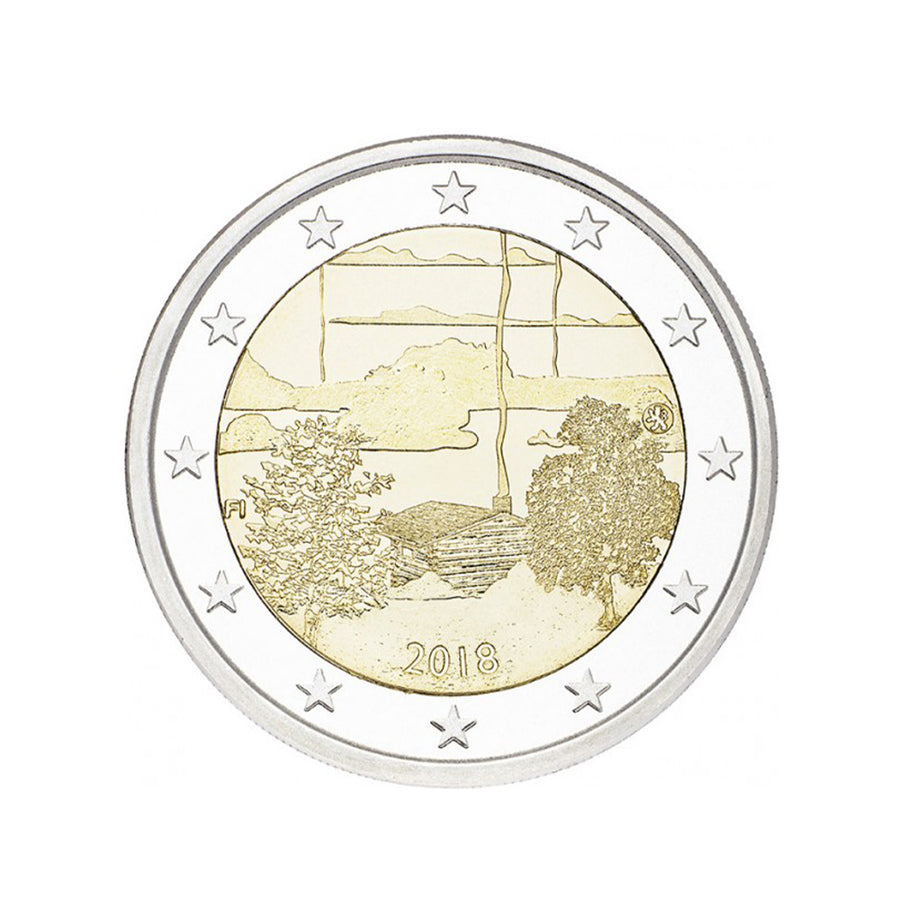Finlandia 2018 - 2 Euro Commemorative - Fonte finlandese