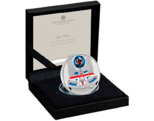 The Who - Mint of 2 Pounds 1 Oz Silver Be - United Kingdom 2021