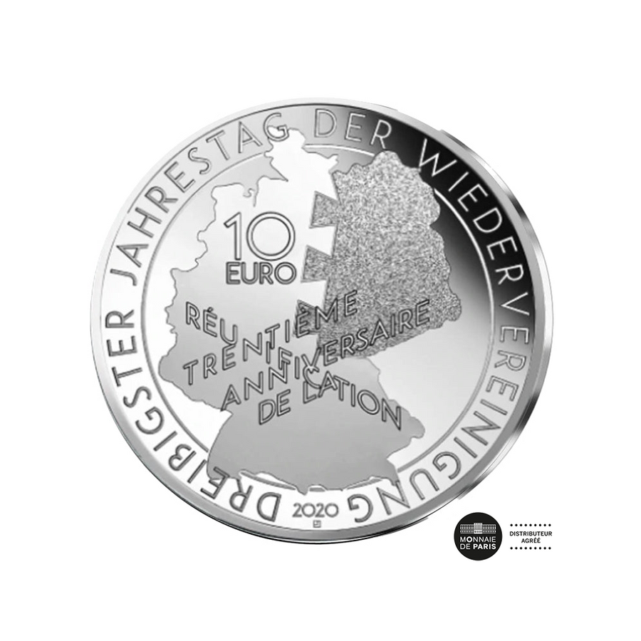 monnaie de paris mitterand kohl monnaie de 10 euro argent 2020