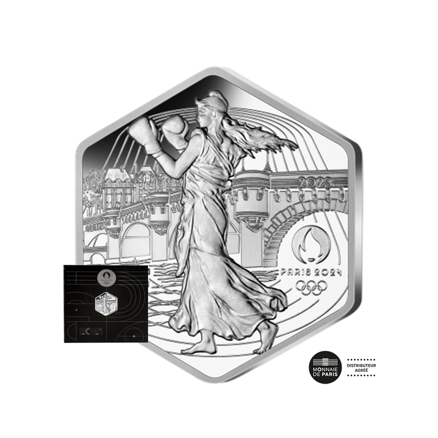 Paris Olympic Games 2024 - La Sourne - Currency of € 10 Silver - BU 2023