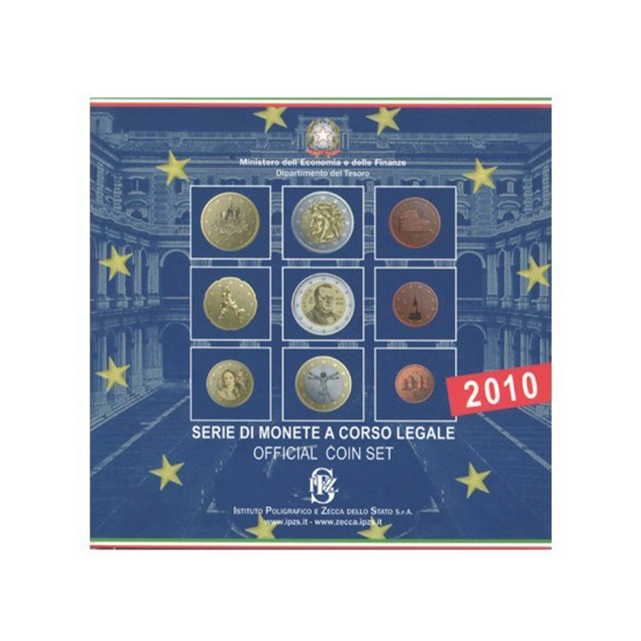 Miniset Itália - série monetária - 2010 BU 2010