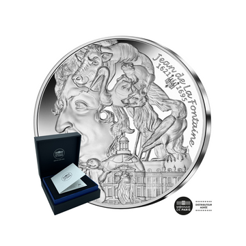 Moeda de € 10 dinheiro - Jean de la Fontaine - L'Art de la Plume - seja 2021