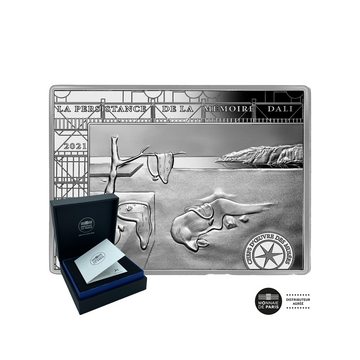 salvador dali 10 euro argent BE 2021