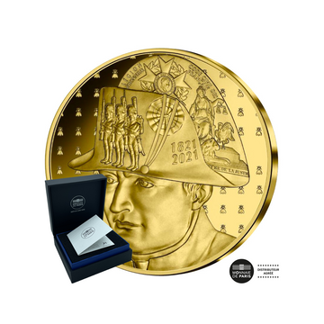 Napoleon 1st - Currency of 200 € Gold - Bicentenary of his disappearance - BE 2021