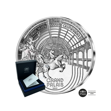 Jeux Olympiques de Paris 2024 - Grand Palais - Monnaie de 10€ Argent - BE 2021