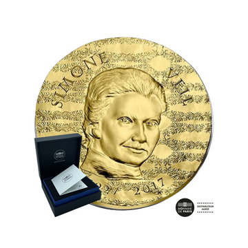 Simone Veil - Currency of 50 Euro Or - 1/4 Oz Be