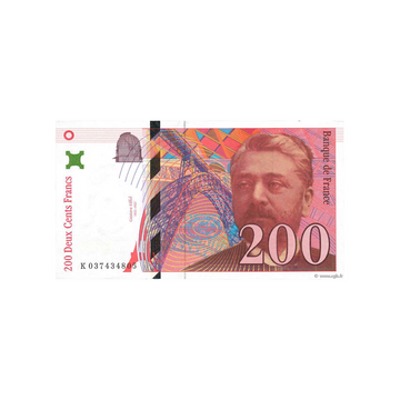 200 -franc Eiffel Ticket