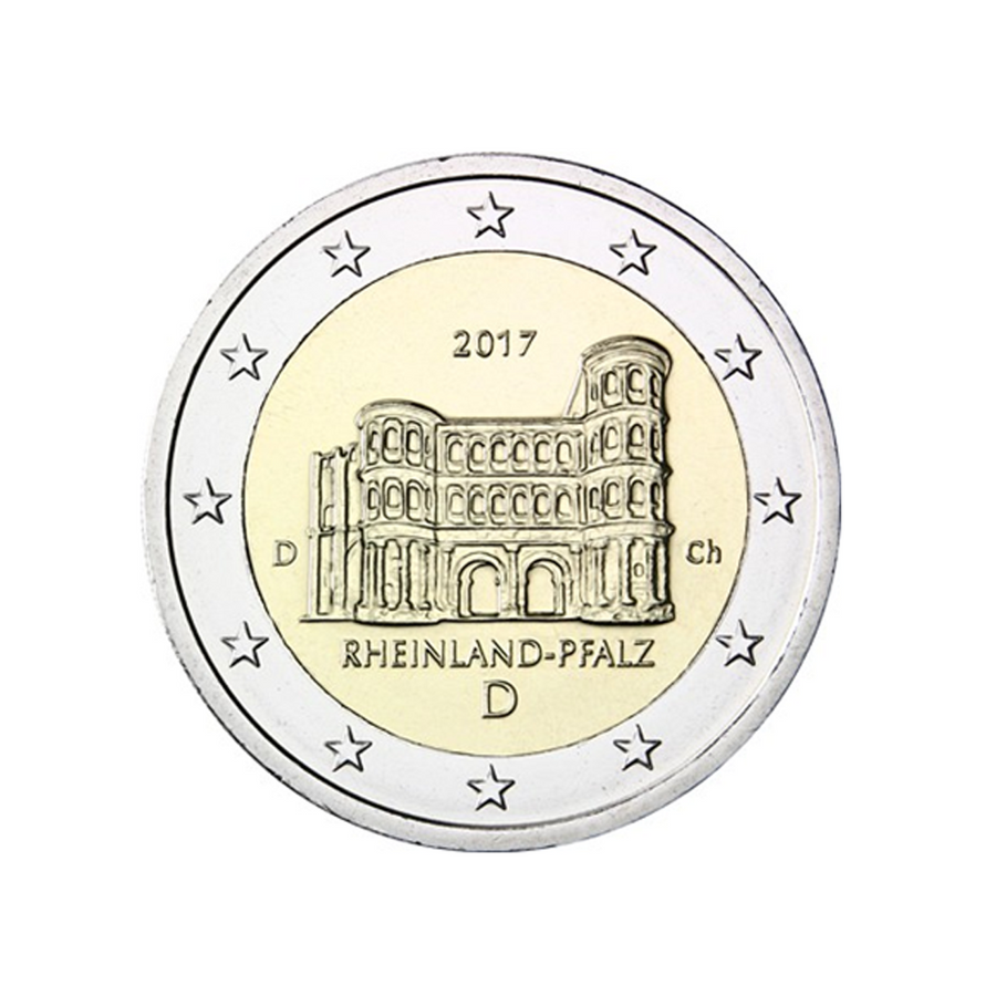 Alemanha 2017 - 2 Euro comemorativo - Renânia -Palatinate