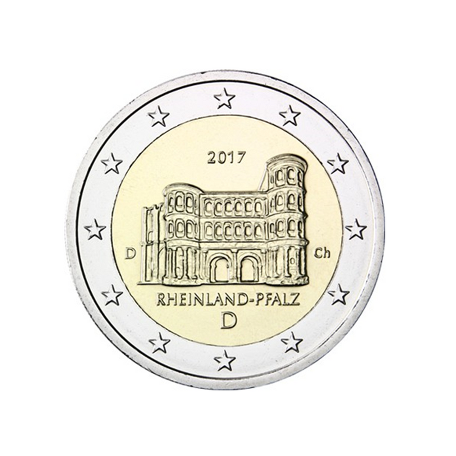 Germania 2017 - 2 Euro Commemorative - Rhineland -Palatinato