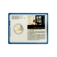Coincard Luxemburgo 2022 - 2 euros comemorativo - 10 anos do casamento de Grand Dukeal