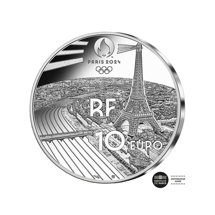 Paris 2024 Paralympic Games - Les Sports Series - Tennis Armchair - 10 Euro Silver Be - 2021