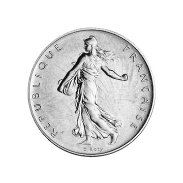 Currency 1 franc silver seed
