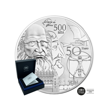 europe de la renaissance 5 oz argent 50 euro be 2019
