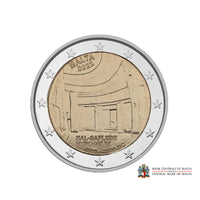 Malta 2022 - 2 Euro commemorative - Coincard - Hypogeus of Hal Saflieni - BU
