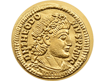 Theodosius I - Roman Empire - Or - 1 dollar