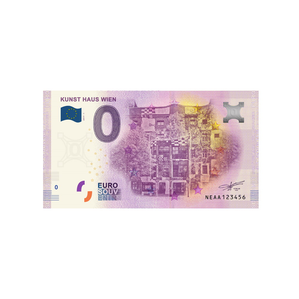 AUTRICHE 2019 -1 KUNST HAUS WIEN BILLET SOUVENIR 0 EURO TOURISTIQUE