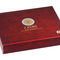 Luxus Volterratrio Numismatic Set, S. 80 € 2 deutsche Bundesstaaten in Kapseln.