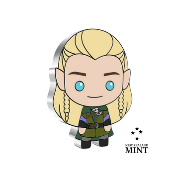 Chibi Coin Collection - The Lord of the Rings - Legolas - 2 Dollars Argent