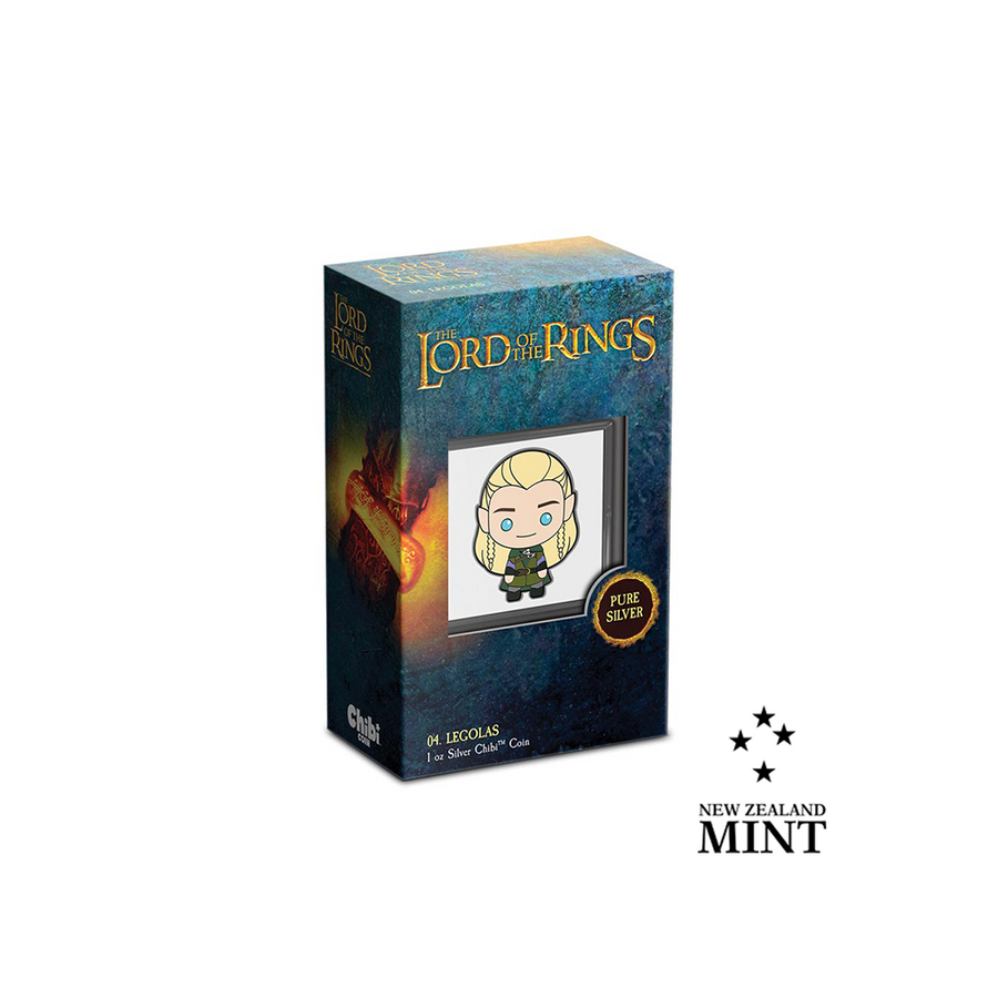 Collezione di monete Chibi - The Lord of the Rings - Legolas - 2 dollari d'argento