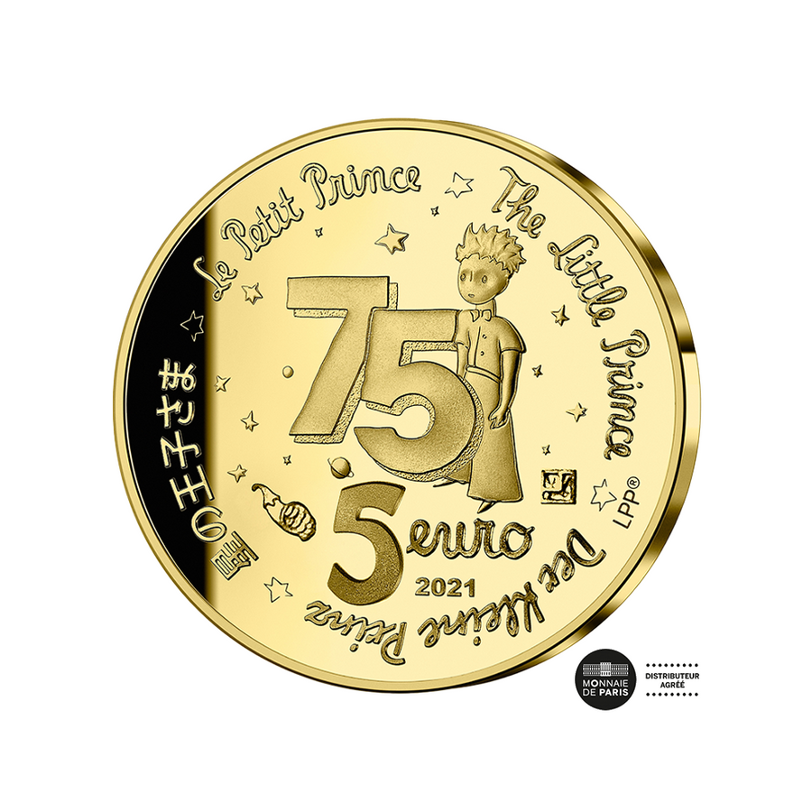 Le petit príncipe - monnaie de € 5 ouro - seja vintage 2021